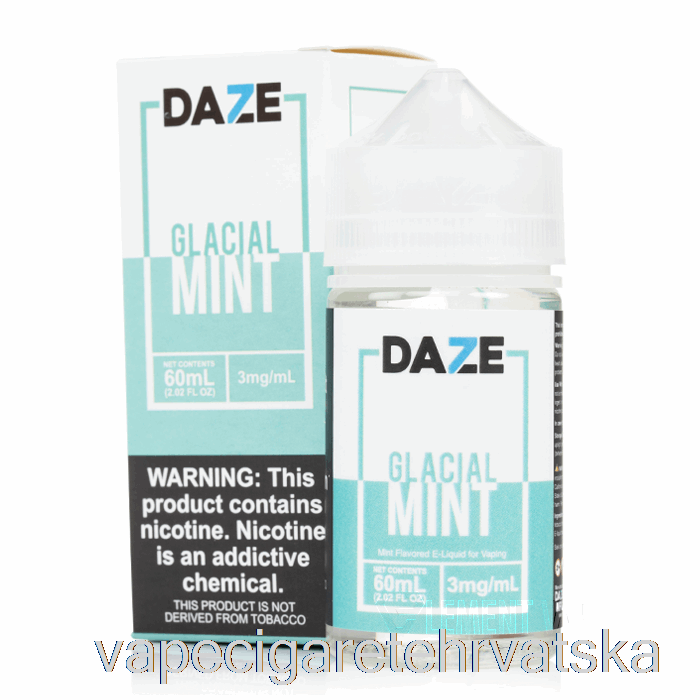 Vape Cigarete Glacial Mint - 7 Daze E-tekućina - 100ml 0mg